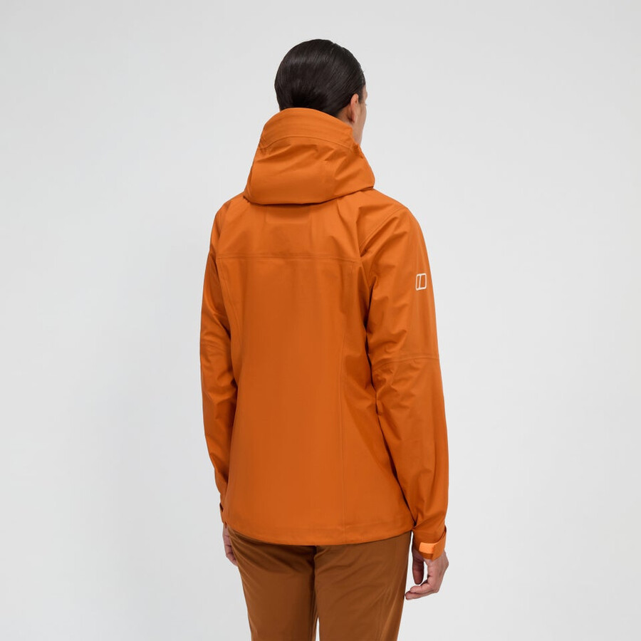 cumbre de mujeres buscador de la chaqueta de gore-tex - naranja berghaus