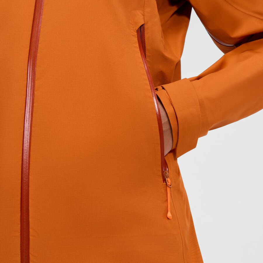 cumbre de mujeres buscador de la chaqueta de gore-tex - naranja berghaus