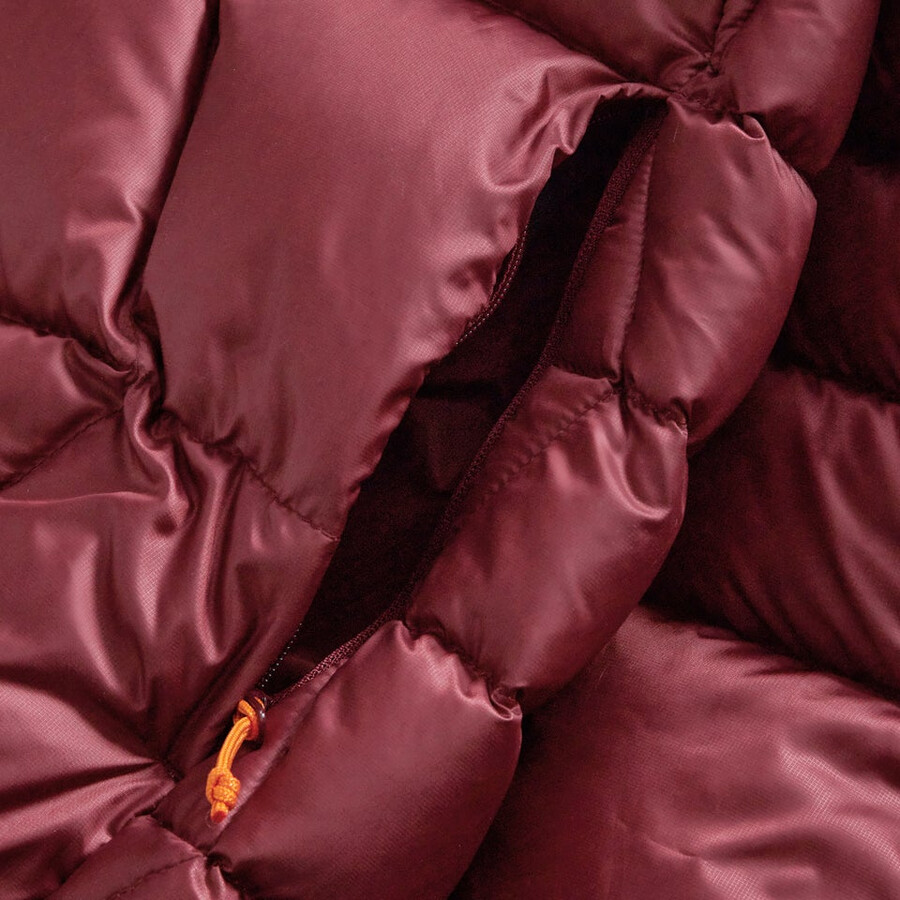 las mujeres del explorador de abajo chaqueta - rojo berghaus
