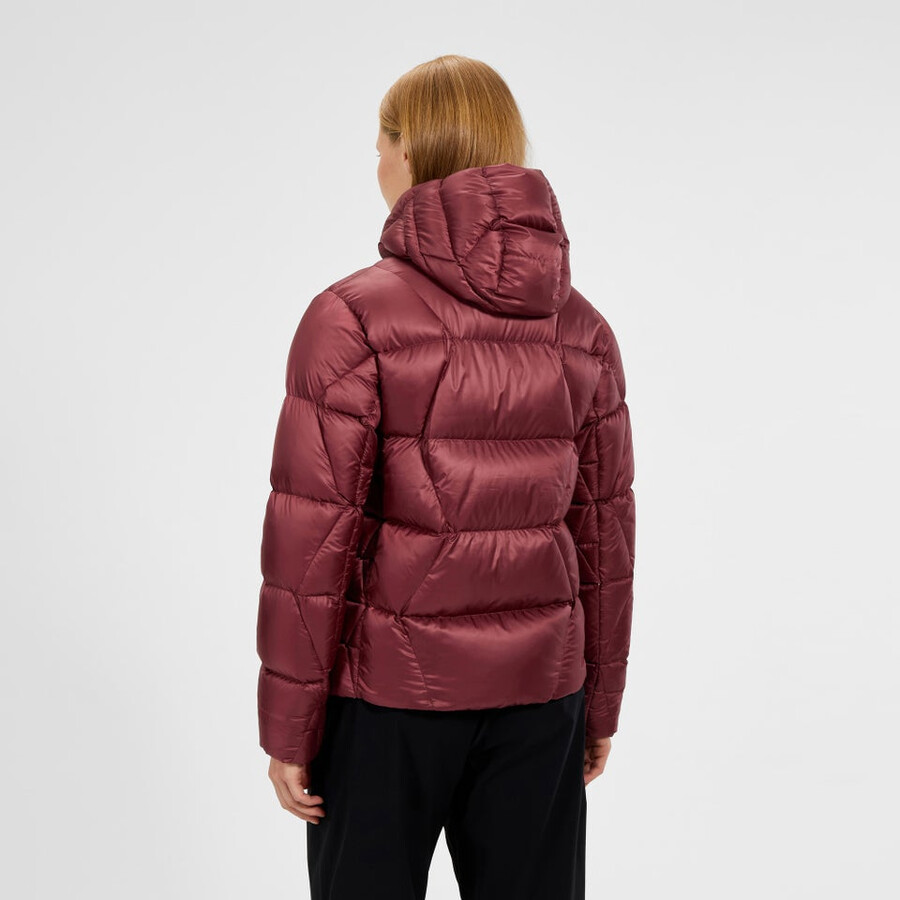 las mujeres del explorador de abajo chaqueta - rojo berghaus