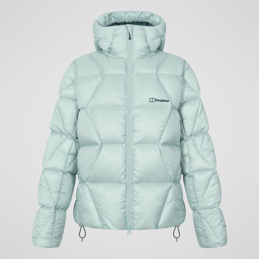 las mujeres del explorador de abajo chaqueta - verde berghaus