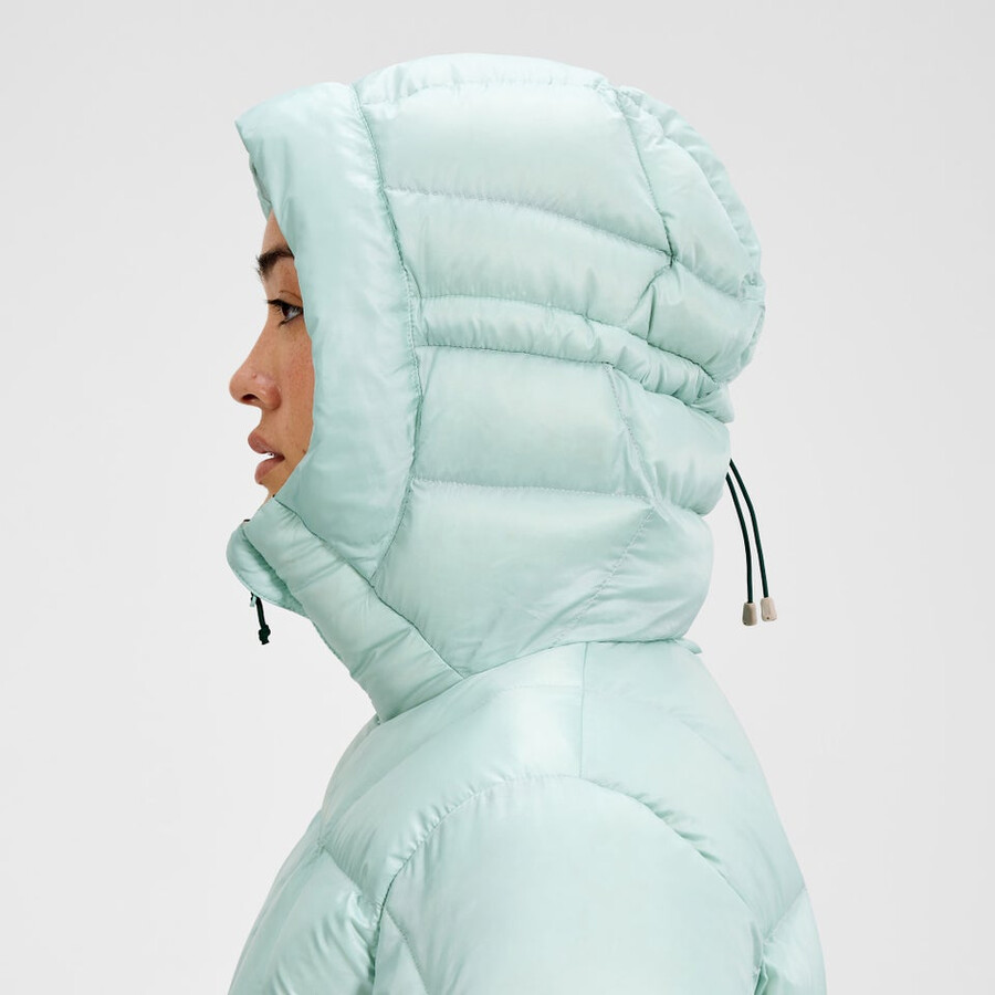 las mujeres del explorador de abajo chaqueta - verde berghaus