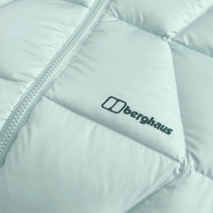 las mujeres del explorador de abajo chaqueta - verde berghaus