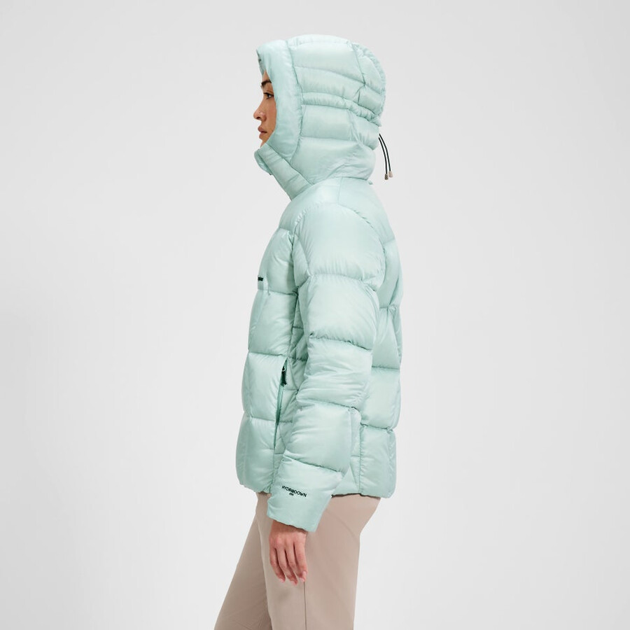 las mujeres del explorador de abajo chaqueta - verde berghaus