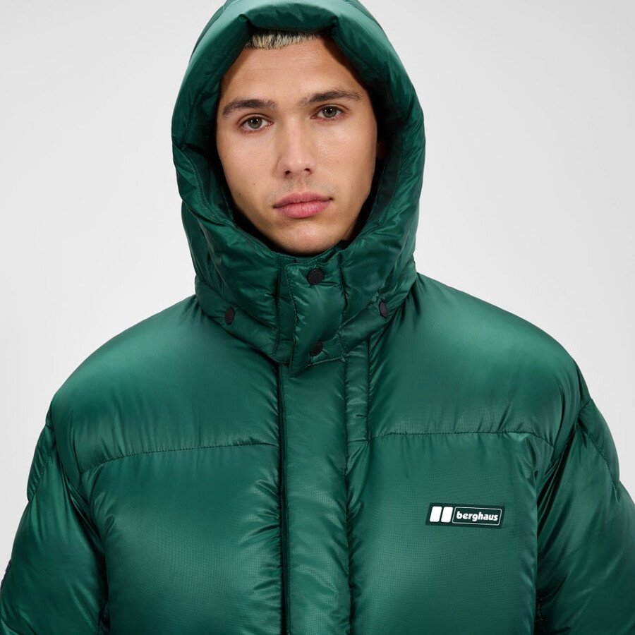 unisex volcanismo abajo chaqueta - verde berghaus