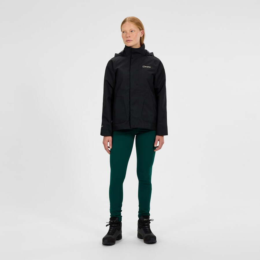 la mujer sibsey parka - negro berghaus