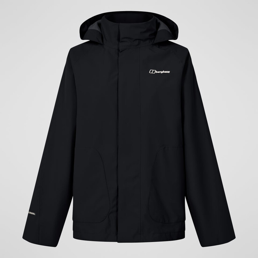la mujer sibsey parka - negro berghaus