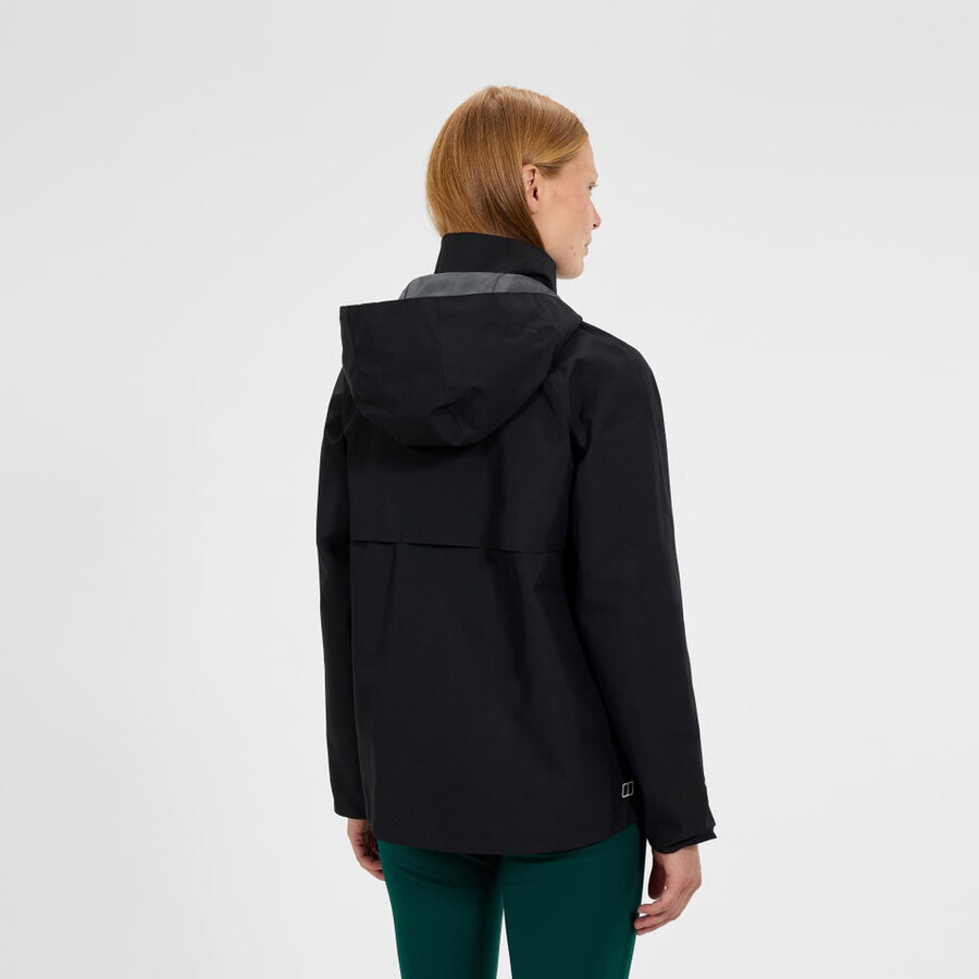 la mujer sibsey parka - negro berghaus