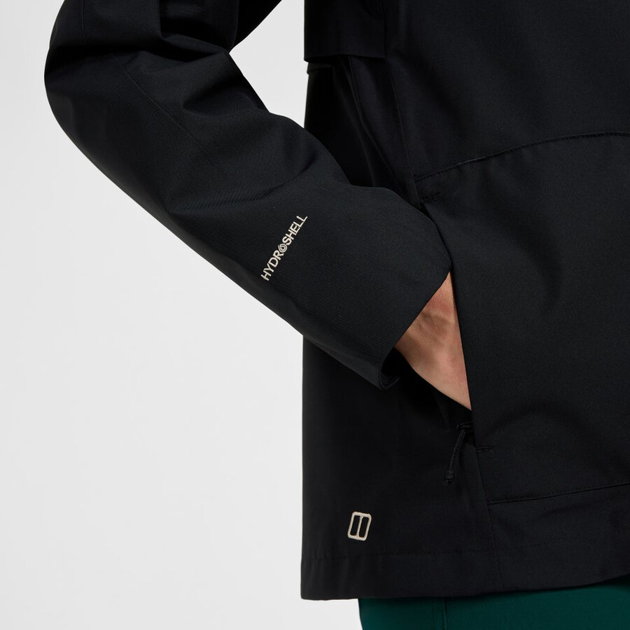 la mujer sibsey parka - negro berghaus