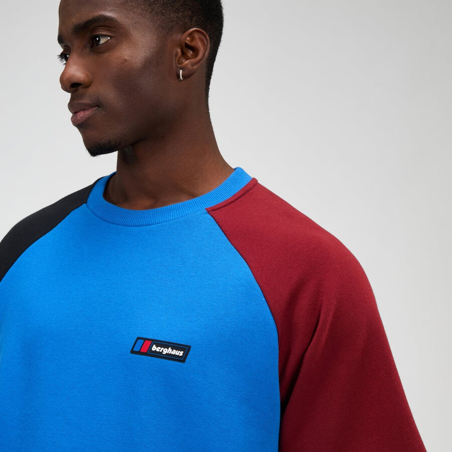 unisex tormenta 25 de camiseta de manga corta - azulrojo berghaus