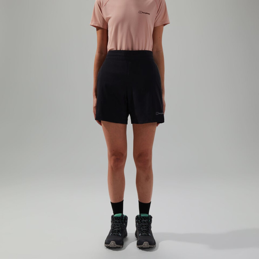 la mujer wandermoor viento a corto negrogris berghaus