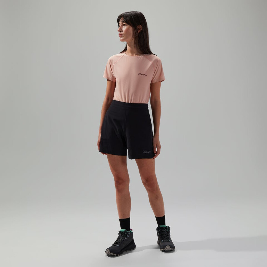 la mujer wandermoor viento a corto negrogris berghaus