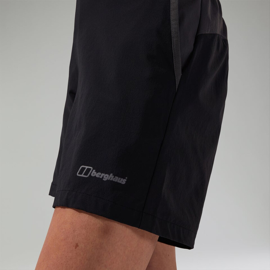 la mujer wandermoor viento a corto negrogris berghaus