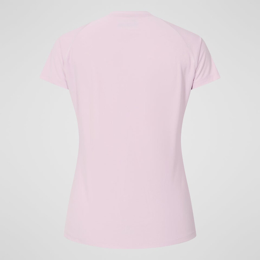 la mujer 247 de la tripulación de manga corta tech tee - rosa berghaus
