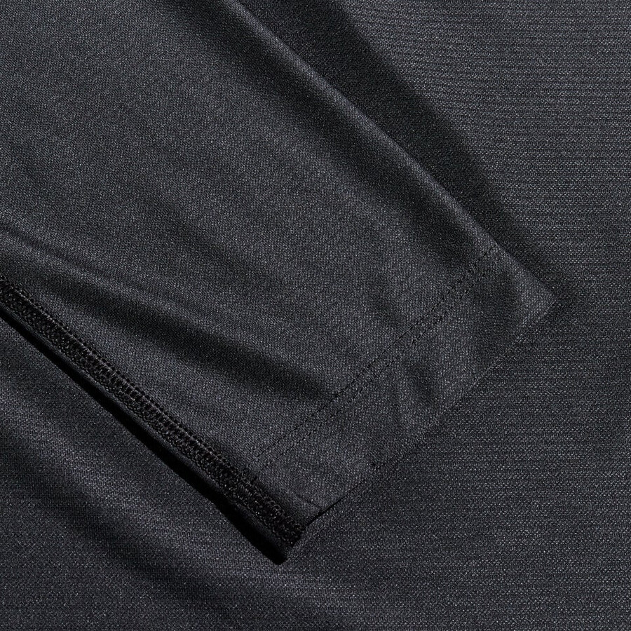 la mujer 247 tech camiseta de manga larga de la mitad de cremallera - negro berghaus