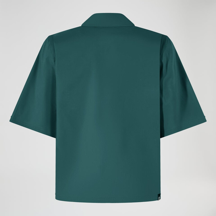 de las mujeres de manga corta explorer overshirt - verde berghaus