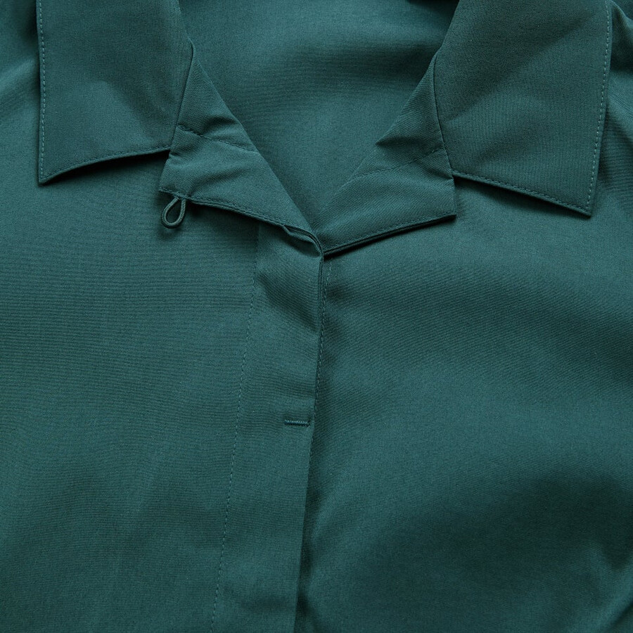 de las mujeres de manga corta explorer overshirt - verde berghaus
