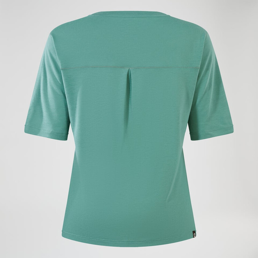 las mujeres de la equinácea camiseta de manga corta - verde berghaus