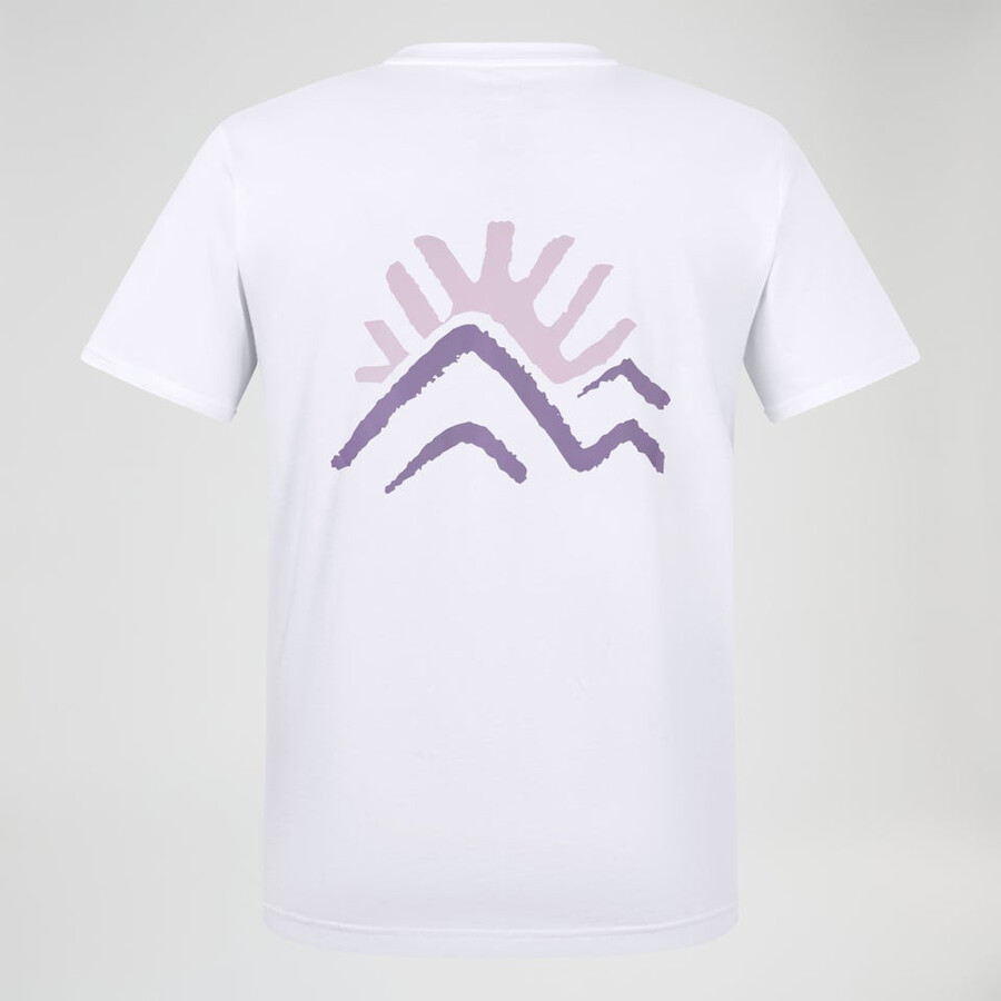unisex tomaban el sol pico de camiseta de manga corta - blanco berghaus