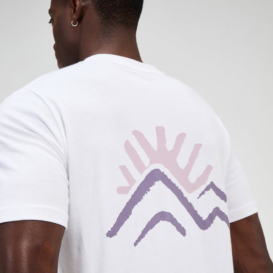 unisex tomaban el sol pico de camiseta de manga corta - blanco berghaus