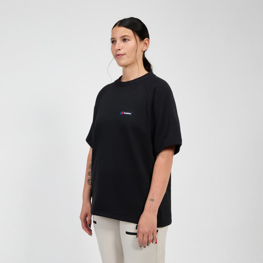 unisex tormenta 25 de camiseta de manga corta - negro berghaus