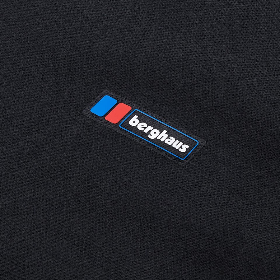 unisex tormenta 25 de camiseta de manga corta - negro berghaus