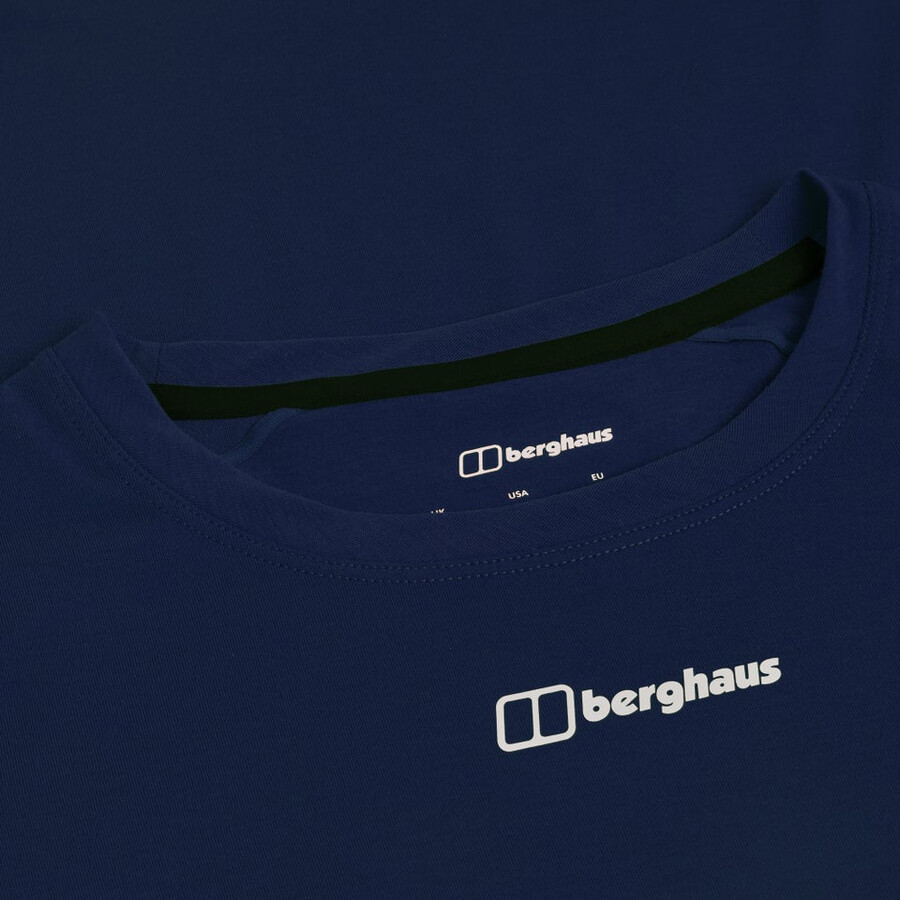 de las mujeres berghaus delta de manga corta tech tee - azul berghaus