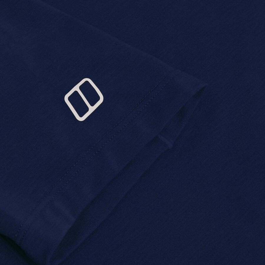 de las mujeres berghaus delta de manga corta tech tee - azul berghaus
