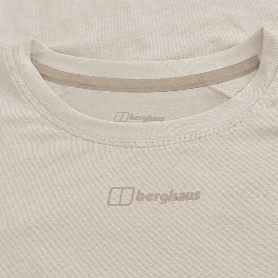 las mujeres del delta tech de manga larga - camiseta gris berghaus