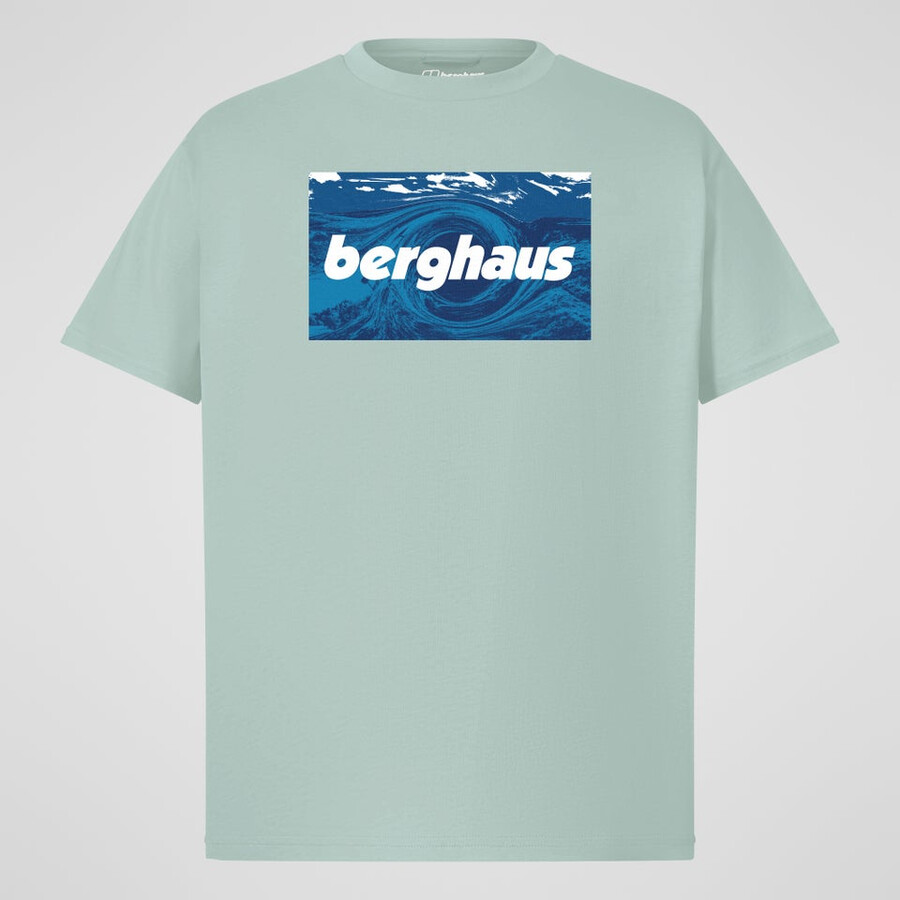 unisex trenzado cielos - camiseta verde berghaus