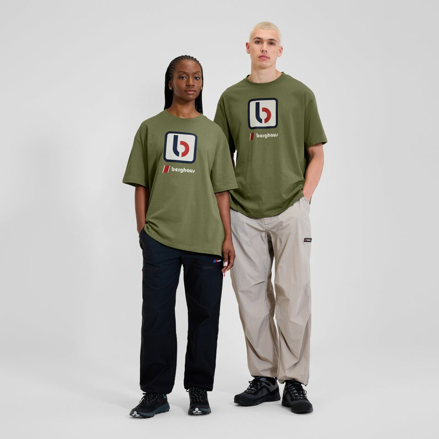 unisex de la b - camiseta verde berghaus