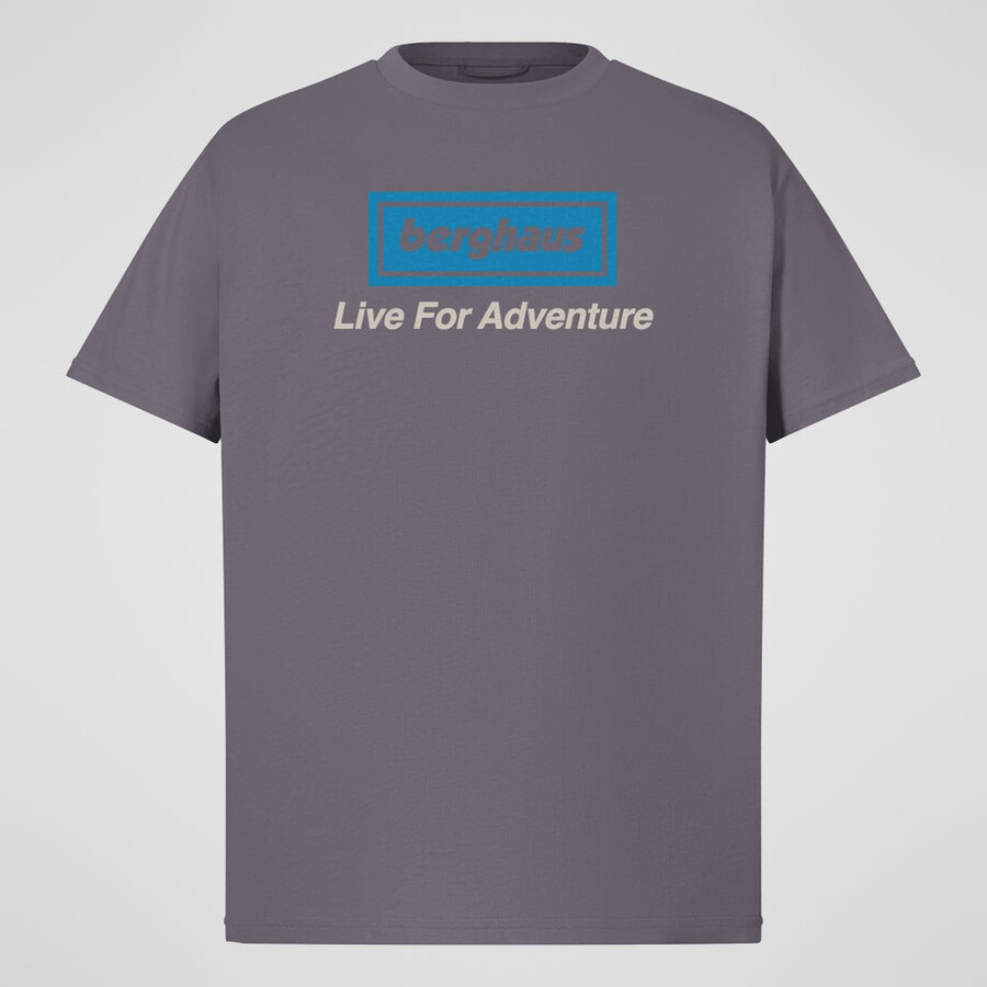 unisex de turismo de aventura - camiseta púrpura berghaus