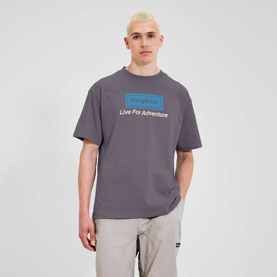 unisex de turismo de aventura - camiseta púrpura berghaus