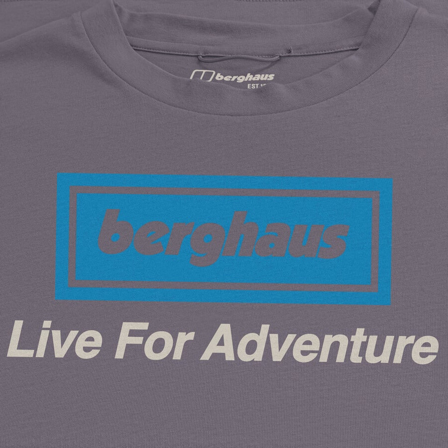 unisex de turismo de aventura - camiseta púrpura berghaus
