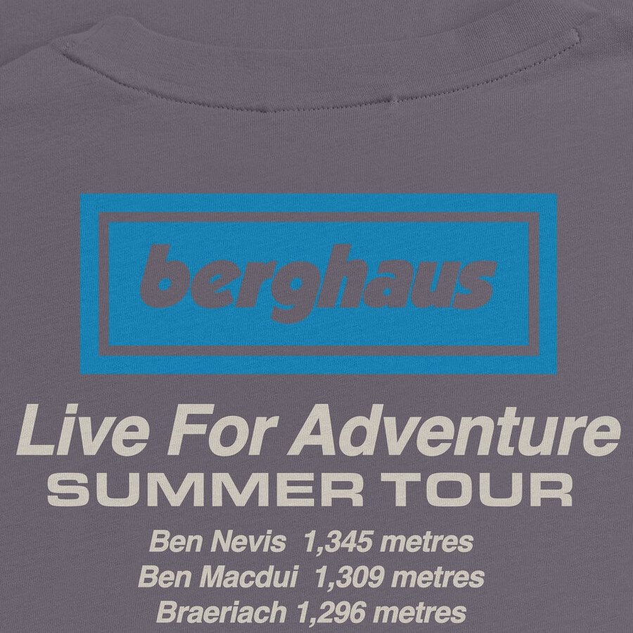 unisex de turismo de aventura - camiseta púrpura berghaus
