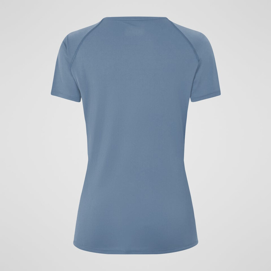 la mujer demleby tech tee - azul berghaus