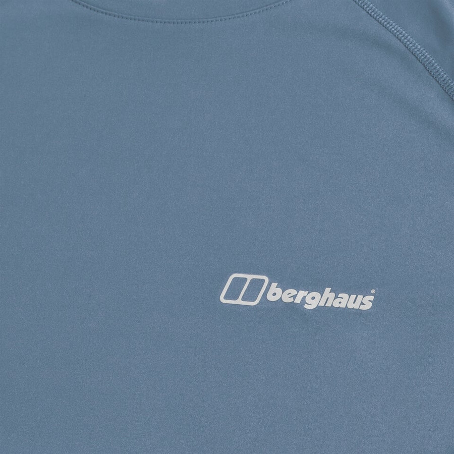 la mujer demleby tech tee - azul berghaus
