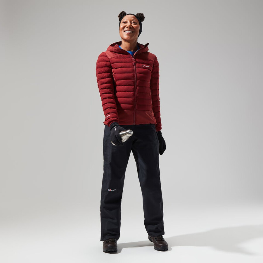 las mujeres del escalador de gore-tex pantalones - negro berghaus