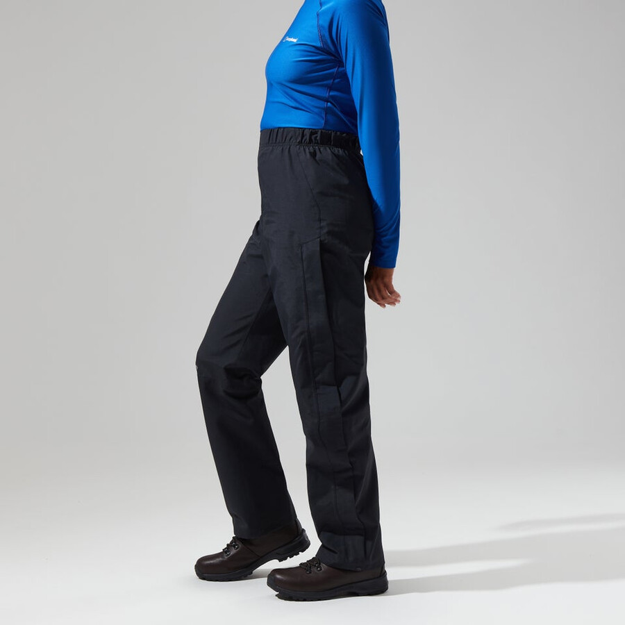 las mujeres del escalador de gore-tex pantalones - negro berghaus