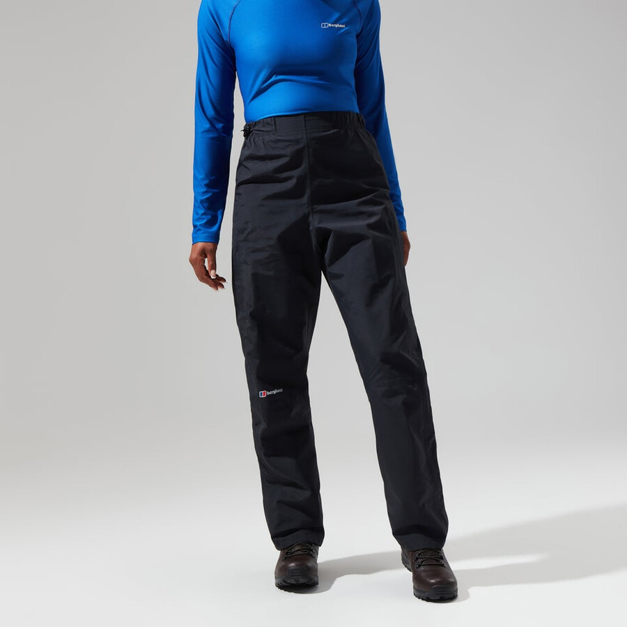 las mujeres del escalador de gore-tex pantalones - negro berghaus