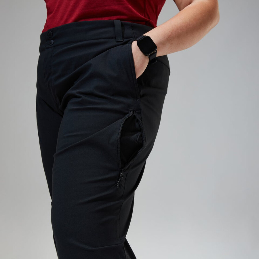 la mujer ortler 2.0 pantalón negro berghaus