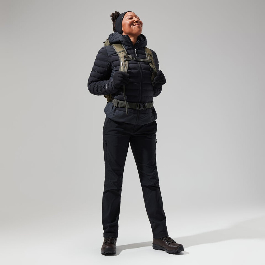 la mujer ortler 2.0 pantalón negro berghaus