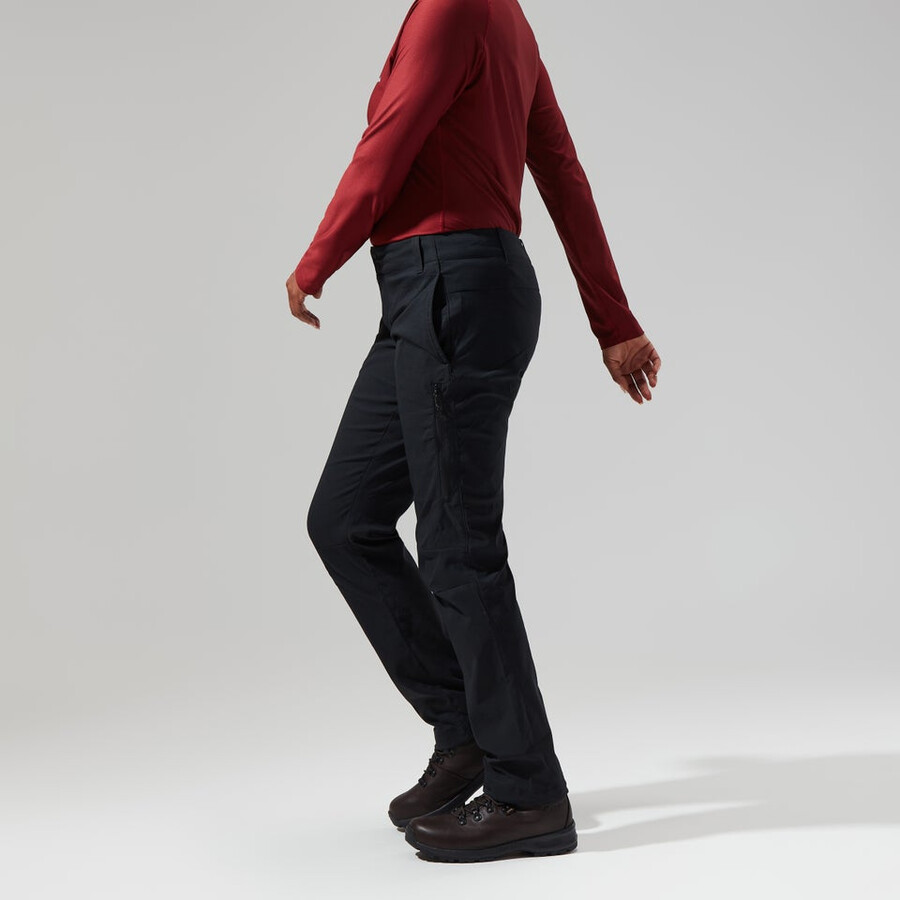 la mujer ortler 2.0 pantalón negro berghaus