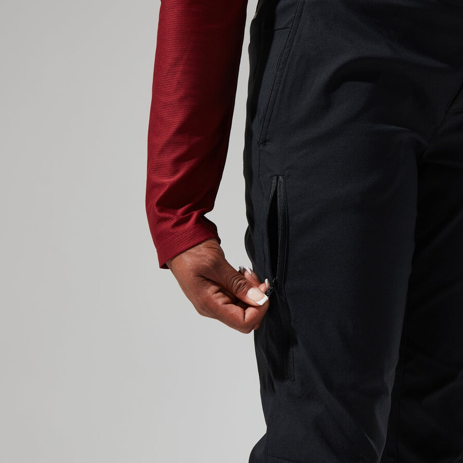 la mujer ortler 2.0 pantalón negro berghaus