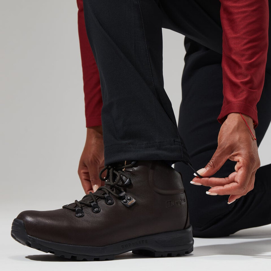 la mujer ortler 2.0 pantalón negro berghaus