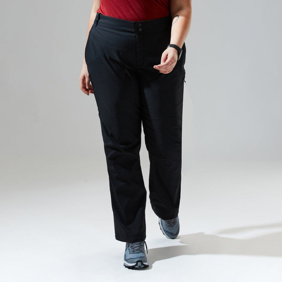 la mujer ortler 2.0 pantalón negro berghaus