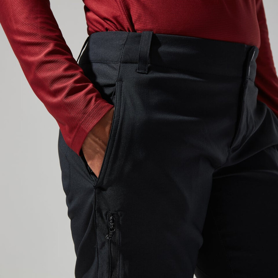 la mujer ortler 2.0 pantalón negro berghaus