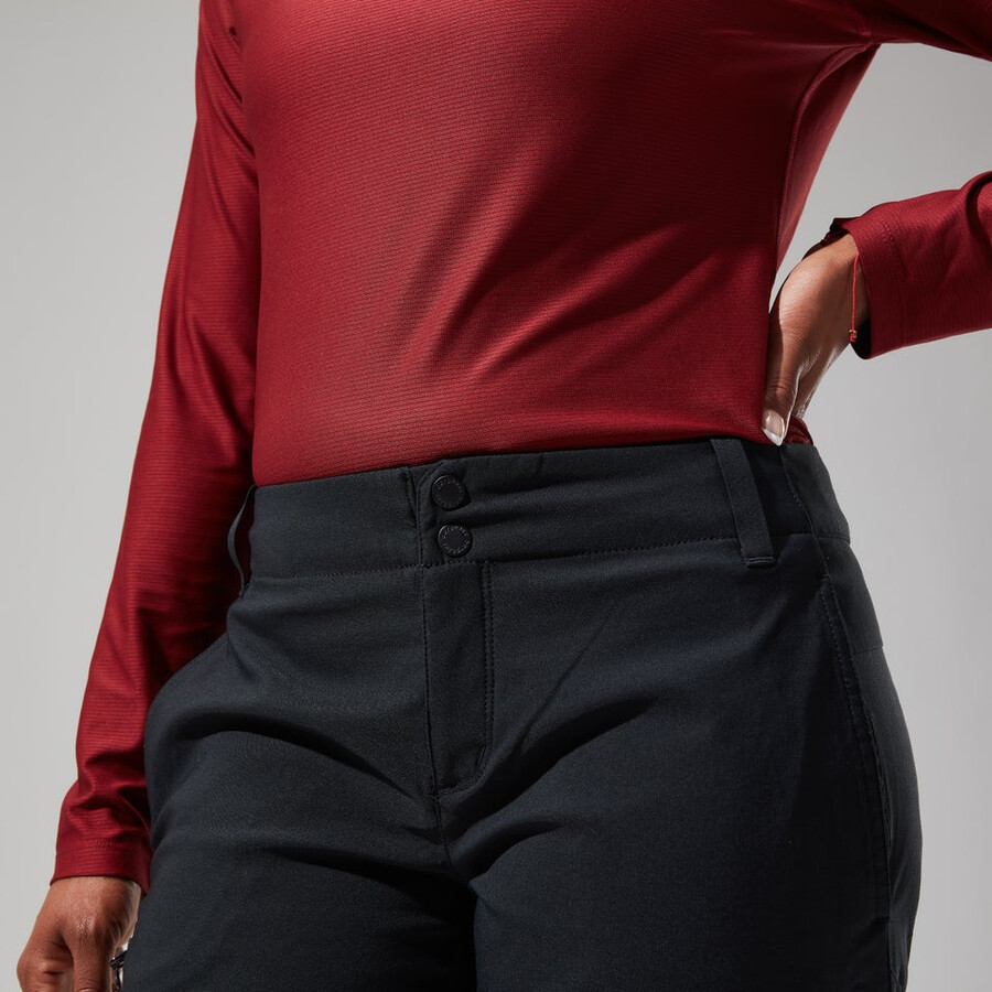la mujer ortler 2.0 pantalón negro berghaus
