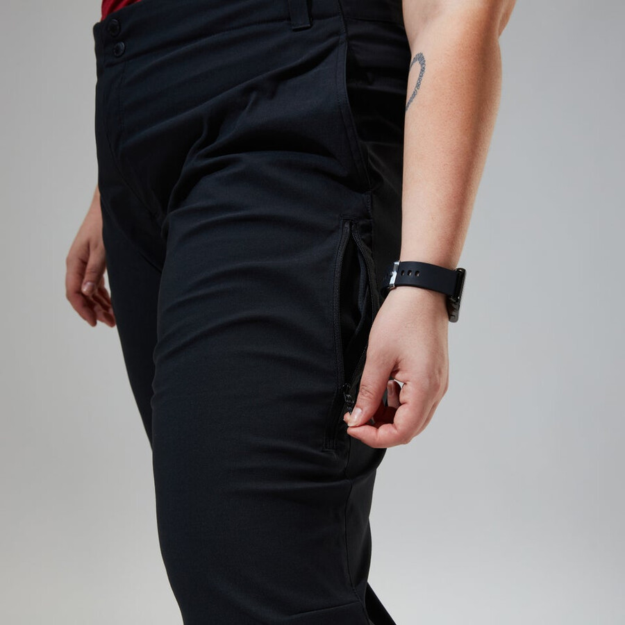 la mujer ortler 2.0 pantalón negro berghaus
