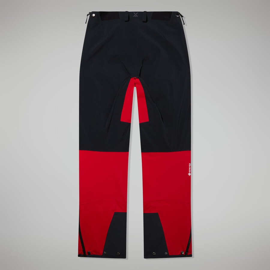las mujeres del mtn guía de gore-tex pro pantalón rojonegro berghaus